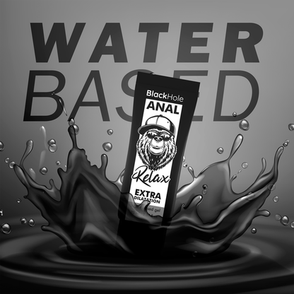 BLACK HOLE - WATER-BASED GEL FOR ANAL DILATION 70 ML