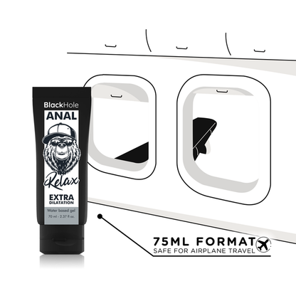BLACK HOLE - WATER-BASED GEL FOR ANAL DILATION 70 ML