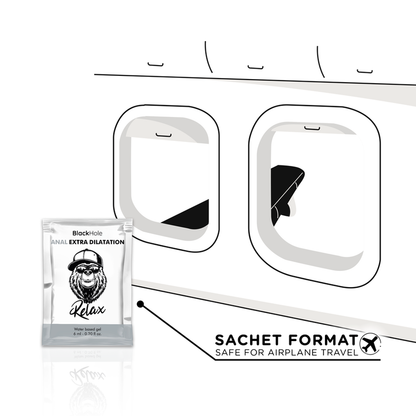 BLACK HOLE - WATER-BASED GEL FOR ANAL DILATION 6 ML SINGLE-DOSE