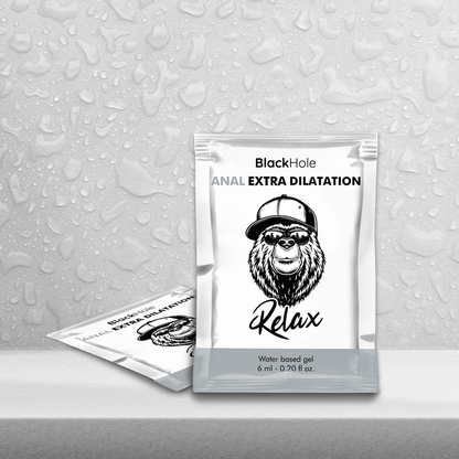 BLACK HOLE - WATER-BASED GEL FOR ANAL DILATION 6 ML SINGLE-DOSE