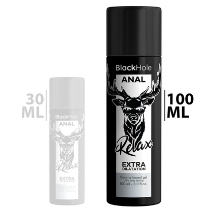 BLACK HOLE - BASE SILICONA CONCENTRADA DILATACIÓN ANAL 100 ML