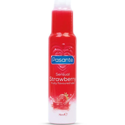 PASANTE - SENSUAL STRAWBERRY LUBRICANTE ÍNTIMO BASE AGUA SABOR FRESA 75 ML