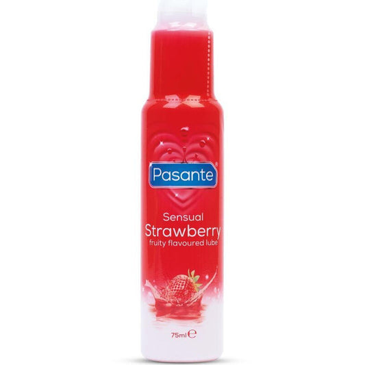PASANTE - SENSUAL STRAWBERRY LUBRICANTE ÍNTIMO BASE AGUA SABOR FRESA 75 ML