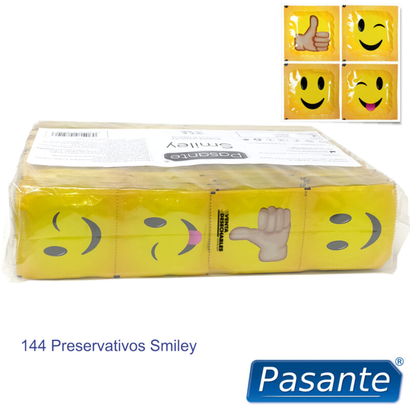 Intern - Bag Smiley de preservatiu 144 unitats