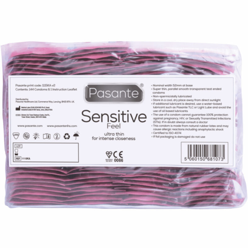 PASSANT - PRESERVATIU SENSITIVE BORSA 144 UNITATS