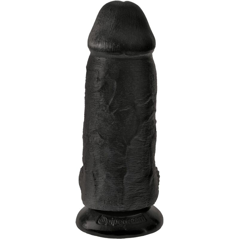 KING COCK - PENE REALÍSTICO CHUBBY 23 CM NEGRO