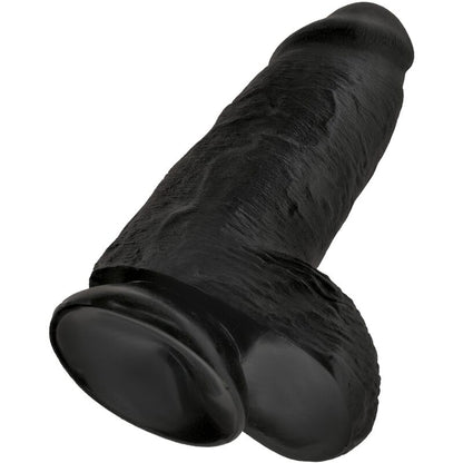 KING COCK - PENE REALÍSTICO CHUBBY 23 CM NEGRO