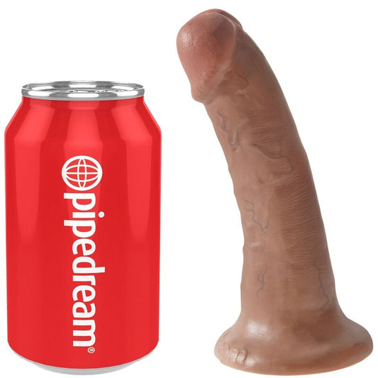 KING COCK - PÉNIS REALISTA 15 CM CARAMELO