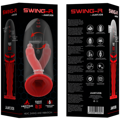 Jamyjob - Swing -r calor, oscil·lació i vibració Masturbator