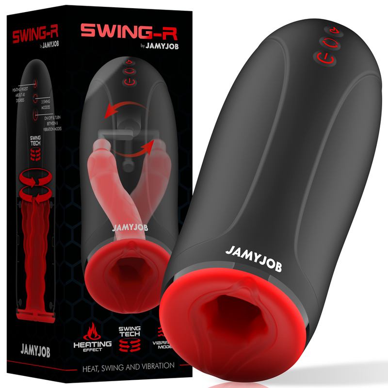 Jamyjob - Swing -r calor, oscil·lació i vibració Masturbator
