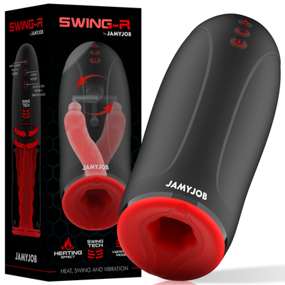 JAMYJOB - SWING-R MASTURBATOR MED VÄRME, OSCILLATION OCH VIBRATION