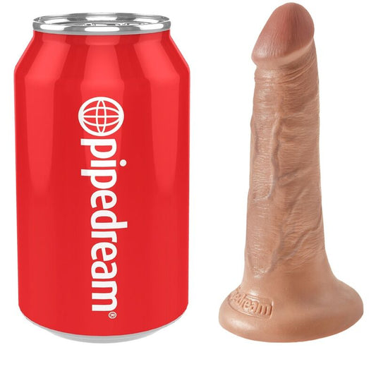 KING COCK - PÉNIS REALISTA 12 CM CARAMELO