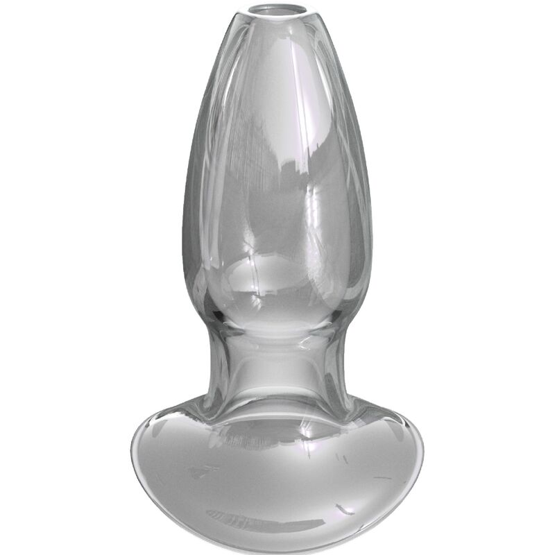 PLUG ANAL DE CRISTAL ERGONÓMICO IMPERMEABLE