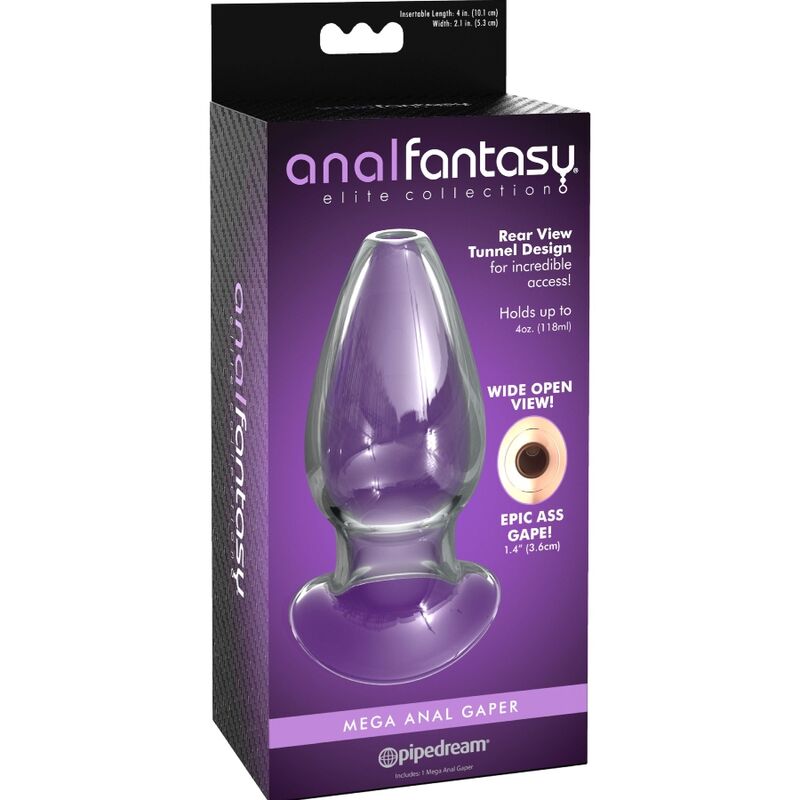 ANAL FANTASY ELITE COLLECTION - GAPER CRYSTAL ANAL DILATOR SIZE L