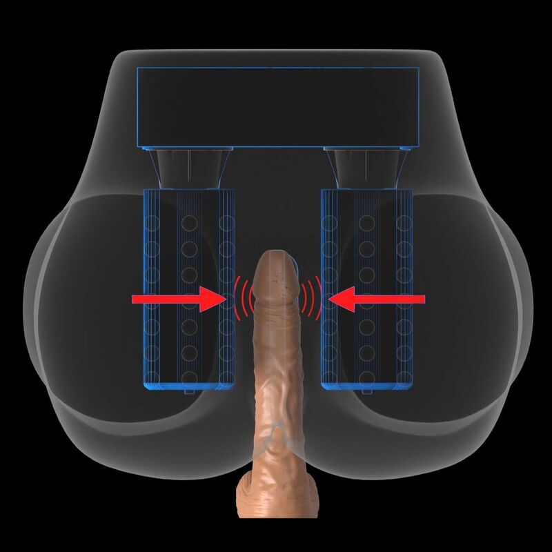 PDX ELITE - MEGA MASTURBADOR MILK EM SILLY VAGINA &amp; ANO MARRON