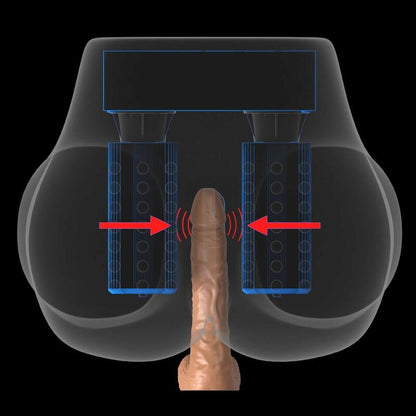 PDX ELITE - MEGA MASTURBADOR MILK EM SILLY VAGINA &amp; ANO MARRON