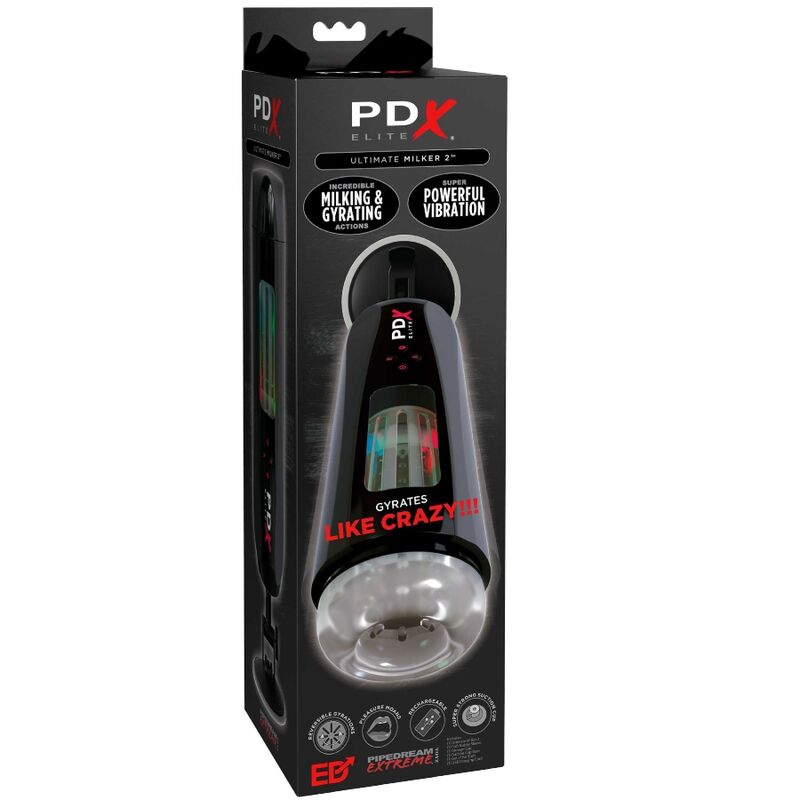 PDX ELITE - STROKER ULTIMATE MILKER 2 ROTANDE MASTURBATOR OCH VIBRATOR