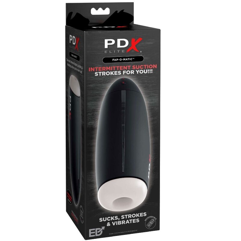 PDX ELITE - MASTURBADOR STROKER FAP-O-MATIC SUCCIÓ &amp; VIBRADOR