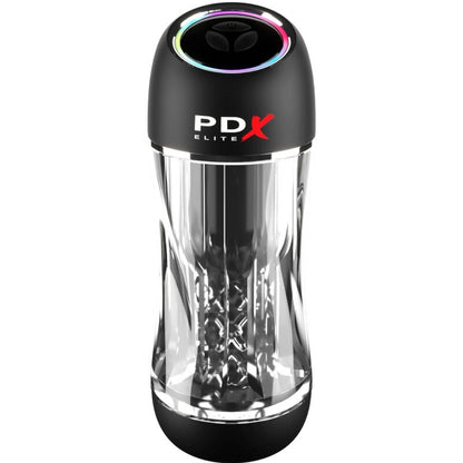 PDX ELITE - STROKER VIEWTUBE PRO TRANSPARENT VIBRATOR MASTURBATOR