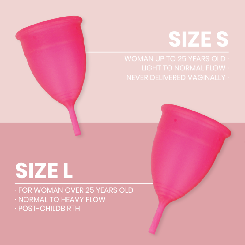 INTIMICHIC - MEDICAL GRADE SILICONE MENSTRUAL CUP - SIZE L