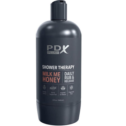 PDX PLUS - MASTURBADOR STROKER DISSENY DISCRET DE POT CHAMPU MILK ME HONEY CARAMEL