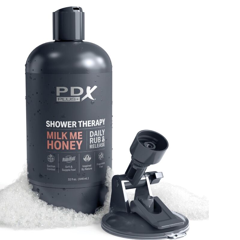 PDX PLUS - MASTURBADOR STROKER DISSENY DISCRET DE POT CHAMPU MILK ME HONEY CARAMEL