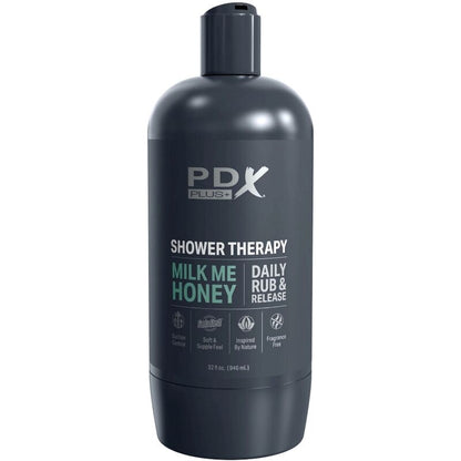 PDX PLUS - MASTURBADOR STROKER DISSENY DISCRET DE POT CHAMPU MILK ME HONEY