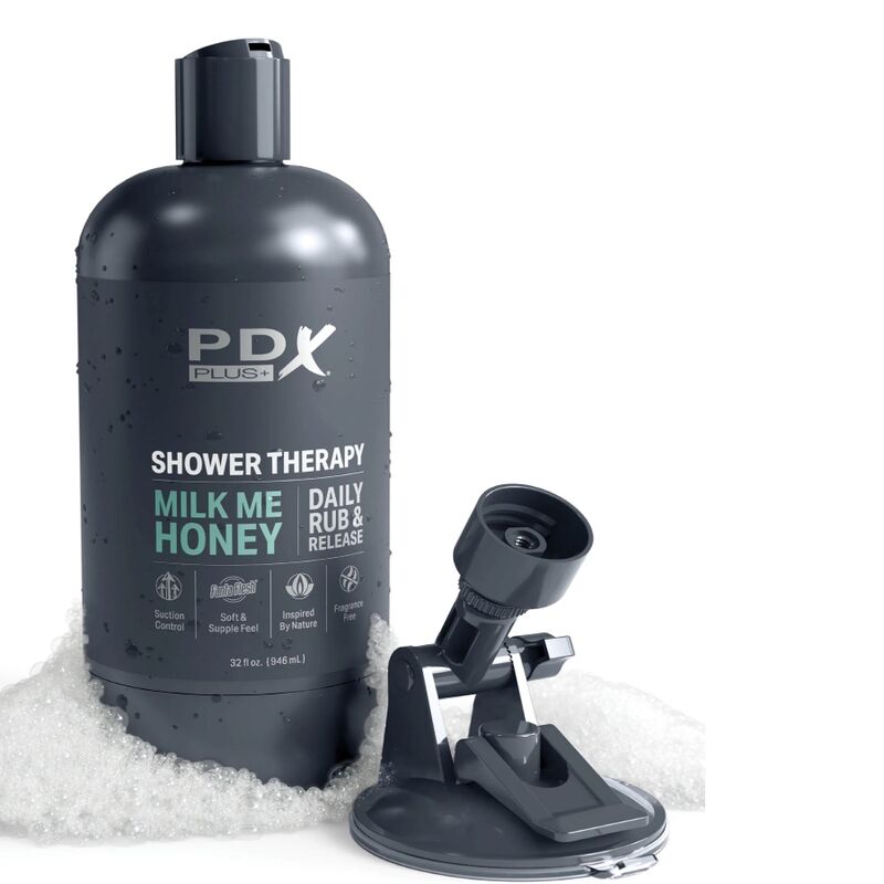 PDX PLUS - MASTURBADOR STROKER DISSENY DISCRET DE POT CHAMPU MILK ME HONEY