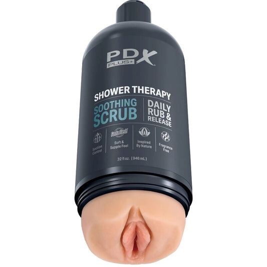 PDX PLUS - MASTURBADOR STROKER DISSENY DISCRET DE POT CHAMPU SOOTHING SCRUB