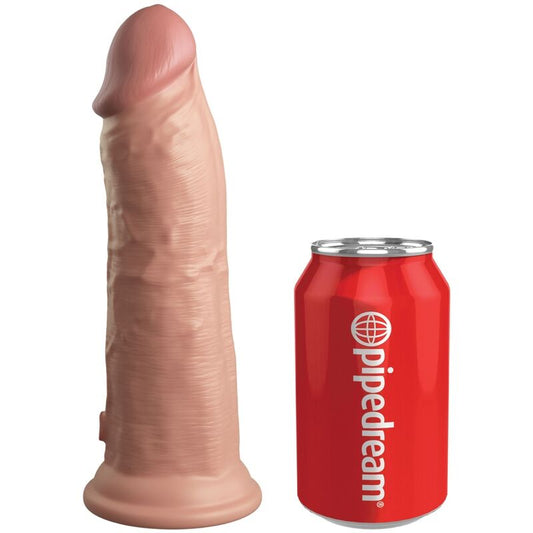 KING COCK - DILDO REALISTA VIBRATÓRIO DE SILICONE ELITE 20.3 CM