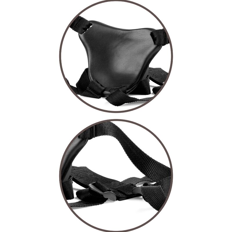 KING COCK - ELITE ADJUSTABLE COMFORTABLE HARNESS WITH 7 INCH DILDO
