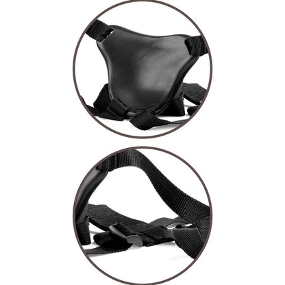 KING COCK - ELITE ADJUSTABLE COMFORTABLE HARNESS WITH 7 INCH DILDO