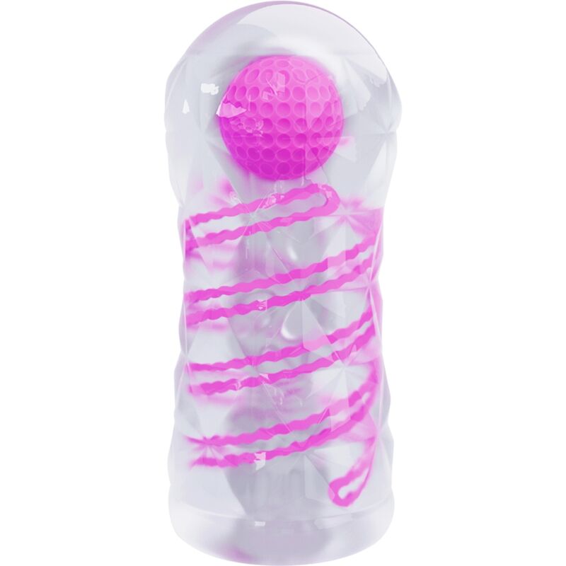 PRETTY LOVE - MASTURBADOR MASCULÍ FANTASY ESPIRAL INTERNA I BOLES TRANSPARENT