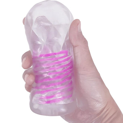 Pretty Love: masturbator masculí fantasia espiral interna i boles transparents