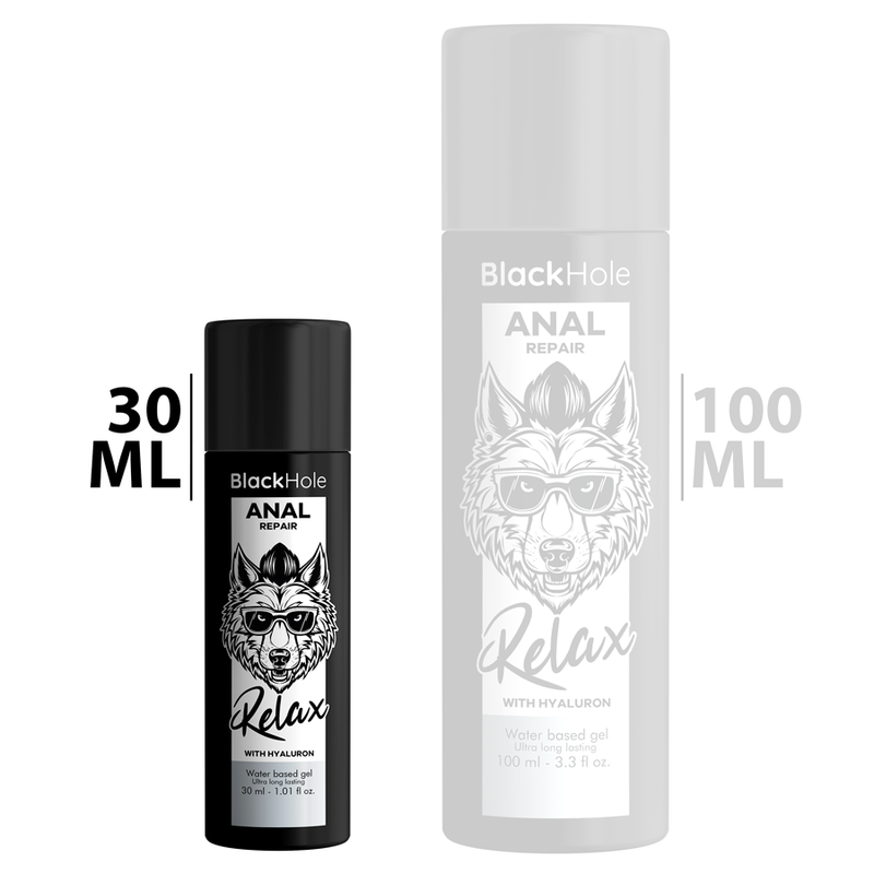 SVART HÅL - ANAL REPAIR RELAX VATTENBAS MED HYALURON 30 ML