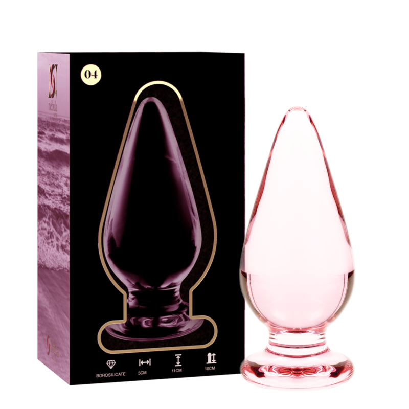 NEBULA SERIES BY IBIZA - MODEL 4 PINK CRYSTAL PLUG 11 CM -OR- 5 CM