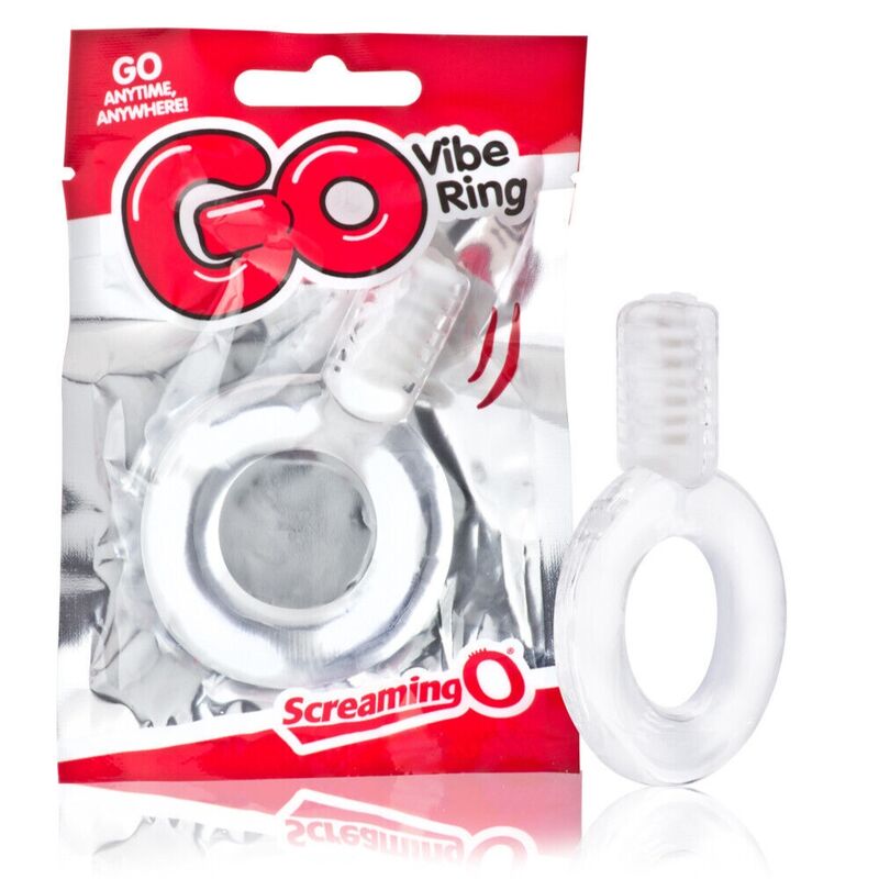 SCREAMING O - ANELL VIBRADOR GO TRANSPARENT