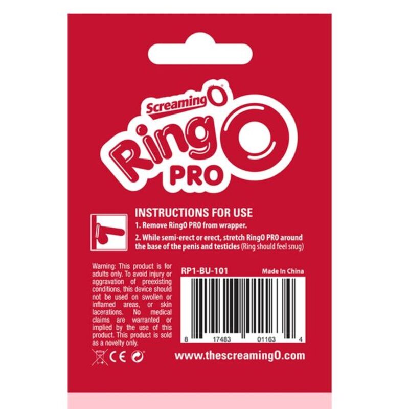 ЧЕРВОНЕ КІЛЬЦЕ З КРИЧУЩИМ O - RINGO PRO XL