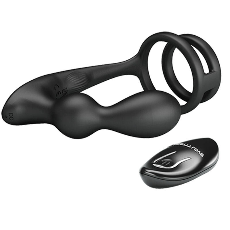 Pretty Love - Marshall Ring per a penis + plug vibratori i control remot