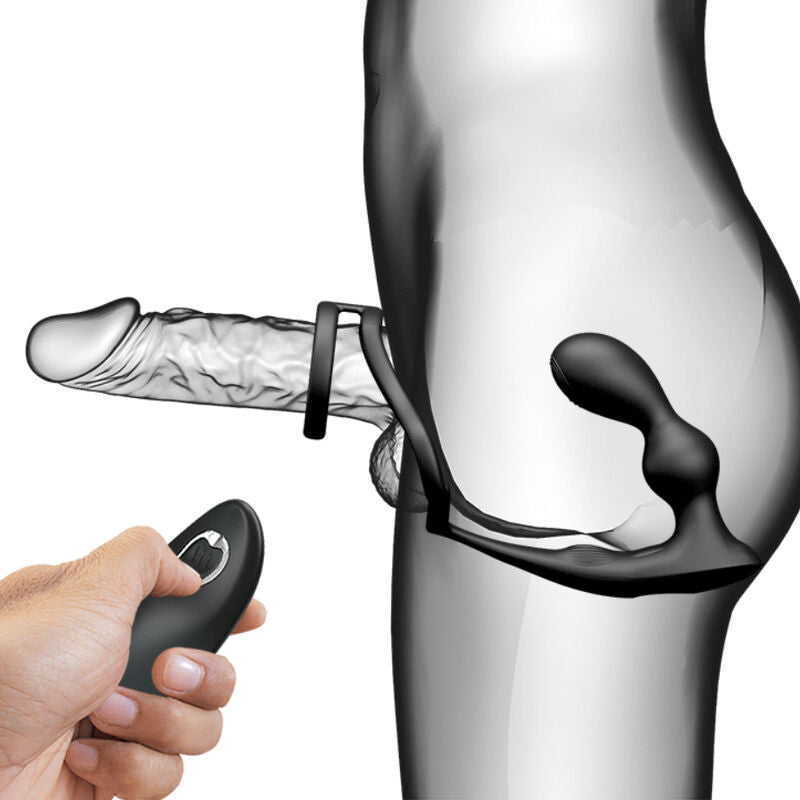 Pretty Love - Marshall Ring per a penis + plug vibratori i control remot