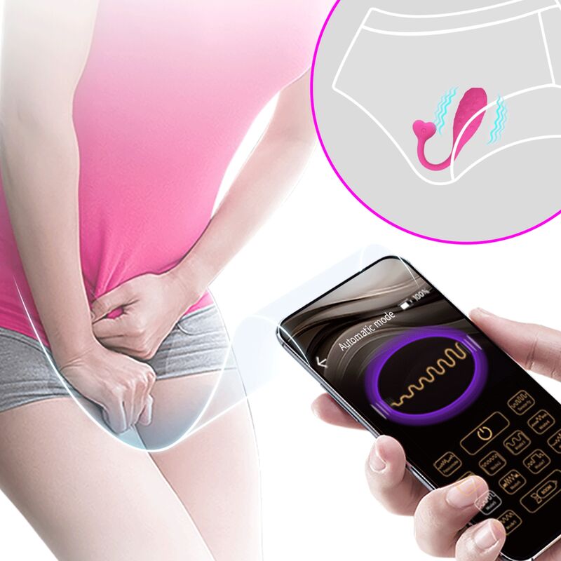 PRETTY LOVE - PINK FISHERMAN VIBRATING EGG CONTROLLED BY APP