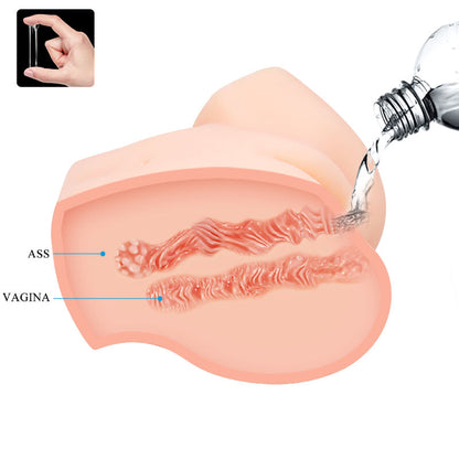 Bull Bool: vagina de vibració realista i anus