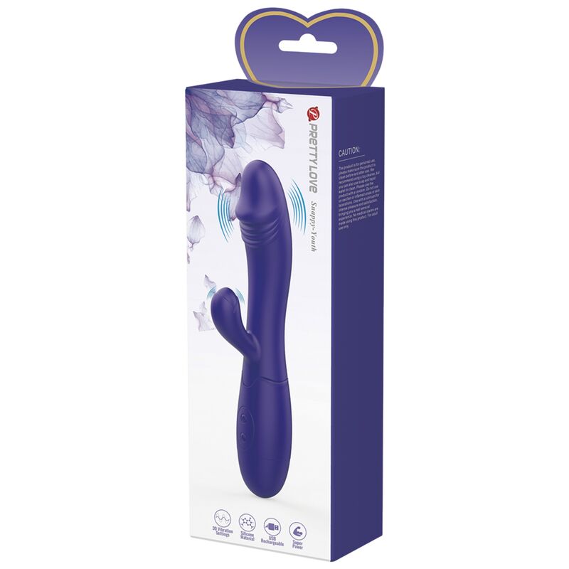PRETTY LOVE - SNAPPY YOUTH VIBRATOR &amp; VIOLET POINT STIMULATOR