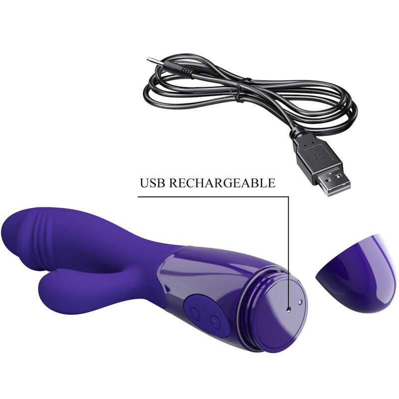 PRETTY LOVE - SNAPPY YOUTH VIBRATOR &amp; VIOLET POINT STIMULATOR