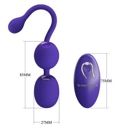 PRETTY LOVE - WILLIE YOUTH REMOTE CONTROL BALLS &amp; VIBRATION VIOLET
