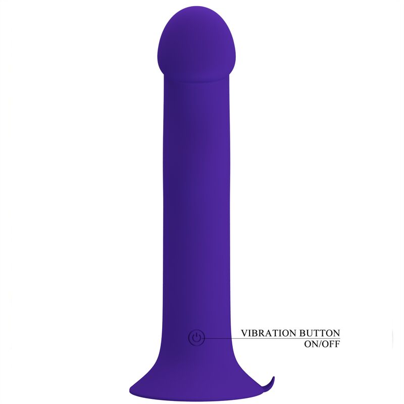 PRETTY LOVE - MURRAY YOUTH VIBRATING &amp; RECHARGEABLE DILDO PURPLE
