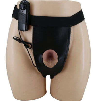 PRETTY LOVE - HARNESS BRIEFS CON VIBRACIÓN DILDO INCLUIDO
