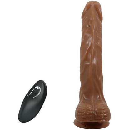 BODACH REALISTIC VIBRATOR WITH SUCTION CUP AND REMOTE CONTROL