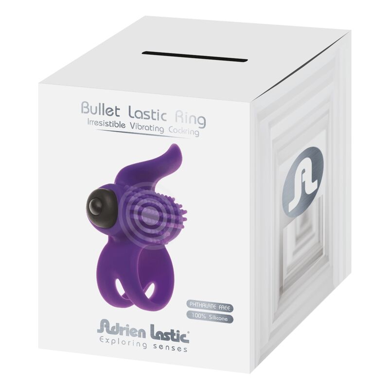 ADRIEN LASTIC - BULLET LASTIC RING VIOLET VIBRATORRING