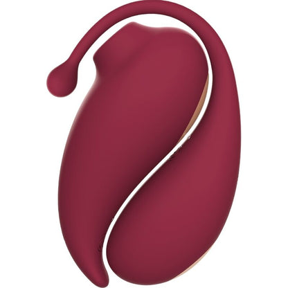 ADRIEN LASTIC - INSPIRATION SUCCIONADOR CLÍTORIS + HUEVO VIBRADOR ROJO - APP GRATUITA